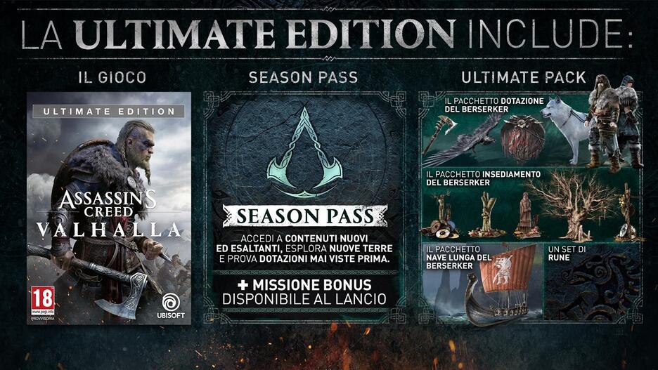 Assassin's Creed Valhalla Edizione Ultimate