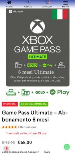 Game Pass Ultimate – Abbonamento 5 mesi photo review